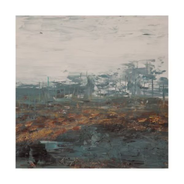 Hilary Winfield 'Winter Lake' Canvas Art, 14x14, Trademark Fine Art, Mfr#: ALI22808-C1414GG